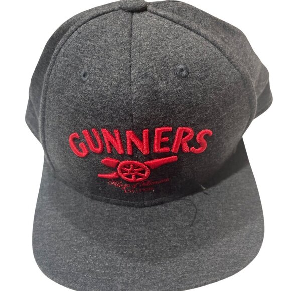 Arsenal Kings Snapback Hat Gray W/ Red Gunners Embroidery Adjustable C78 - Picture 1 of 6